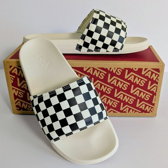 VANS Women's La Costa Slide On Checkerboard Sandal Size 9 NWB - Picture 5 of 8